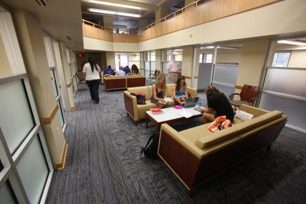 Students in study area