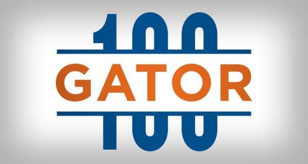 Gator100 logo