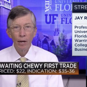 Jay Ritter on CNBC talking about the Chewy.com IPO