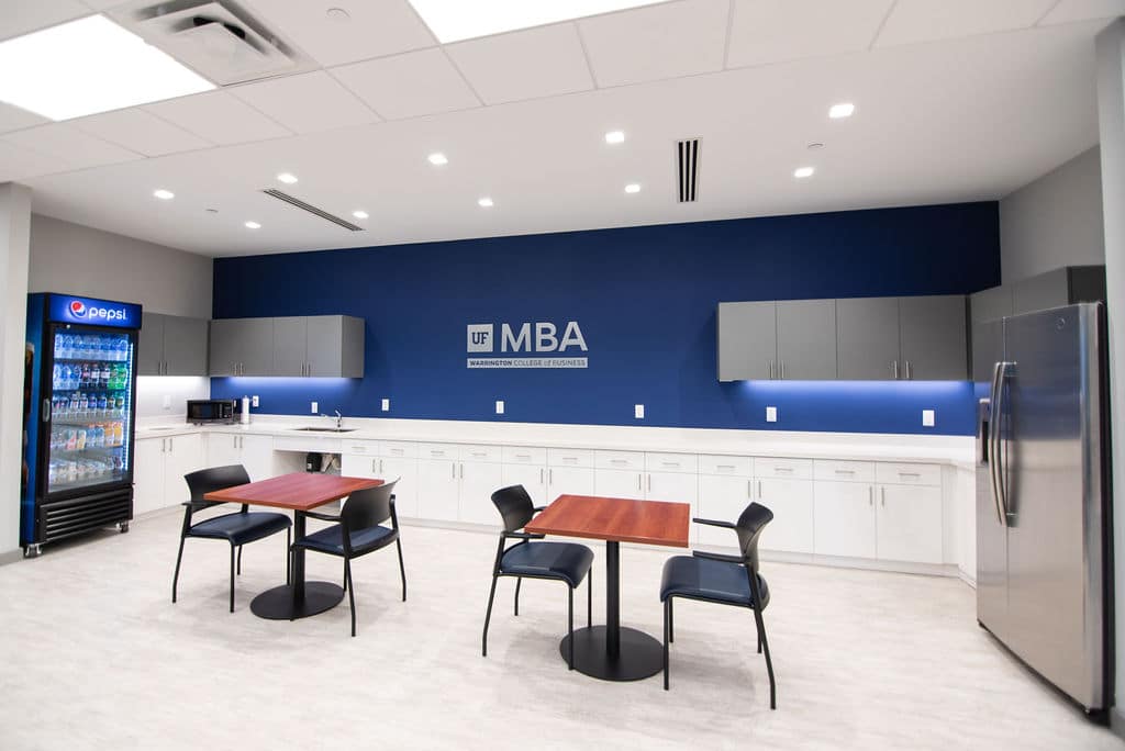 Kitchen area in UF MBA South Florida Miramar location