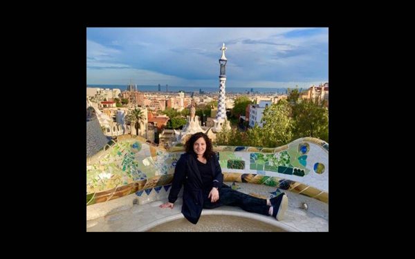 Alysse Rothbaum sits in Barcelona.