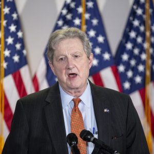 Sen. John Kennedy (R., La.), who co-wrote the legislation, said the goal ‘is for China to play by the rules’ and that the rule change would aid U.S. investors. PHOTO: STEFANI REYNOLDS/BLOOMBERG NEWS