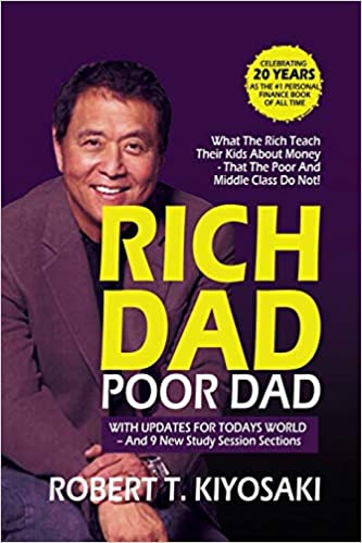 Rich Dad Poor Dad by Robert Kiyosaki book cover