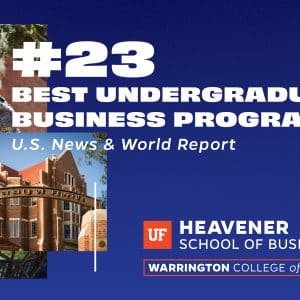 #23 Best Undergraduate Business Program U.S. News & World Report Heavener School of Business