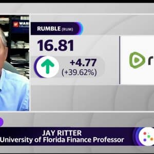 Jay Ritter appears on Yahoo! Finance Live to discuss the Rumble IPO.