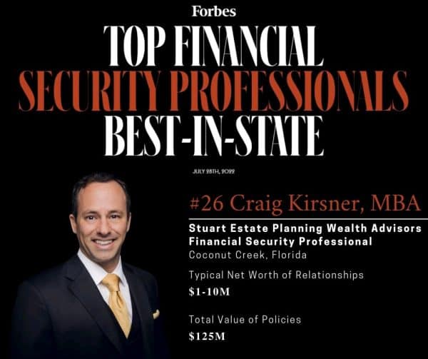 Top Financial Security  Professionals Best-in-State #26 Craig Kirsner, MBA
