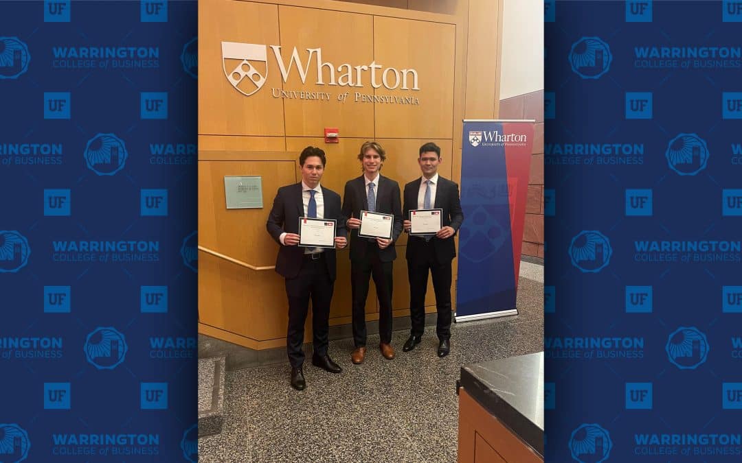 Students are honored at the Wharton x Blackstone Competition.