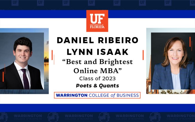 Poets & Quants Names Two UF MBAs Among Class Of 2023 100 Best ...