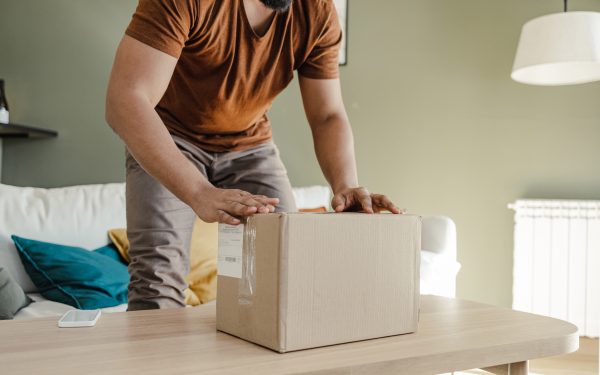 Cropped shot of an African American young man boxing online purchase.