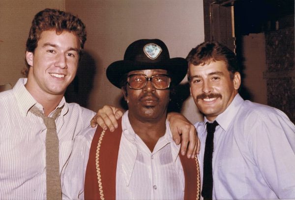 Steve Hagenbuckle and Bo Diddley