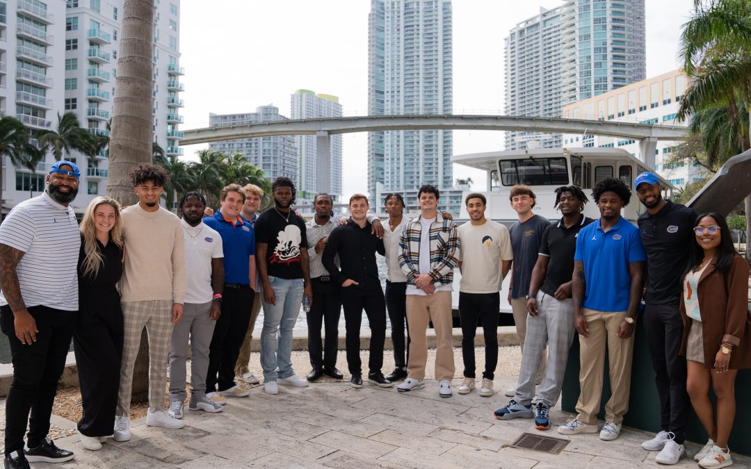 UF student athletes in Miami.