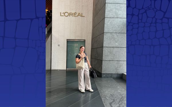 Amanda Veltri is interning at L'Oreal USA in Hudson Yards, New York City.