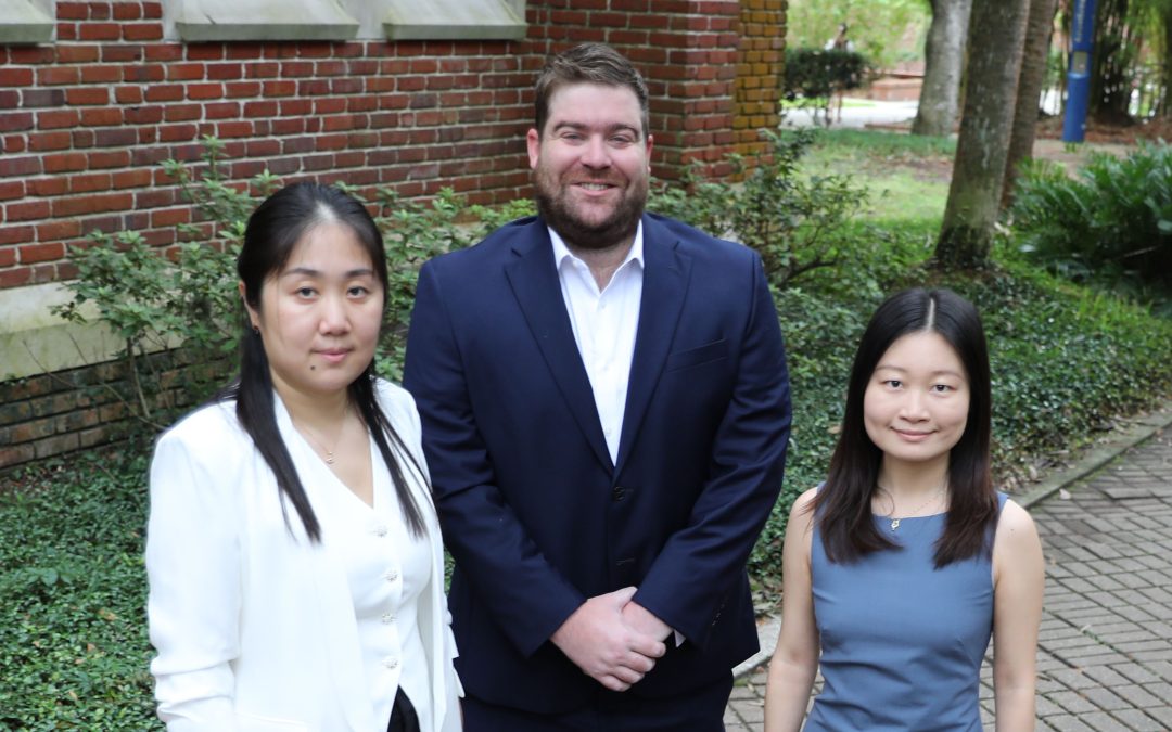 Ph.D. students Li, Munch, and Yang received the Warrington College of Business Ph.D. Teaching Award.