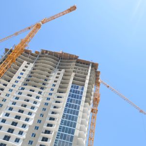 Condo Tower Under Construction