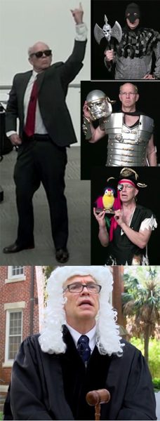 Robert Emerson in a variety of costumes.