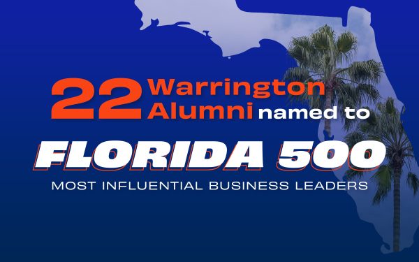 22 Warrington alumni named to Florida 500 most influential business leaders