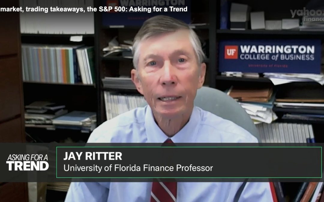 Jay Ritter appears on Yahoo! Finance's Asking for a Trend show.