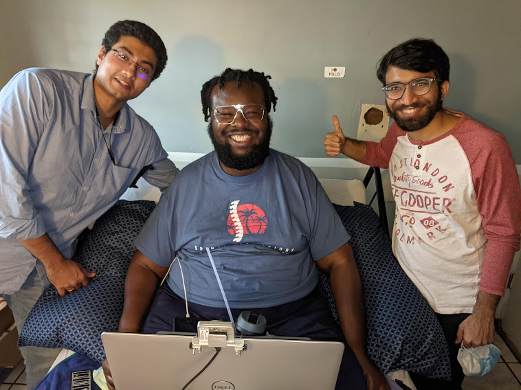 BrainForce employees help the disabled use phones and computers