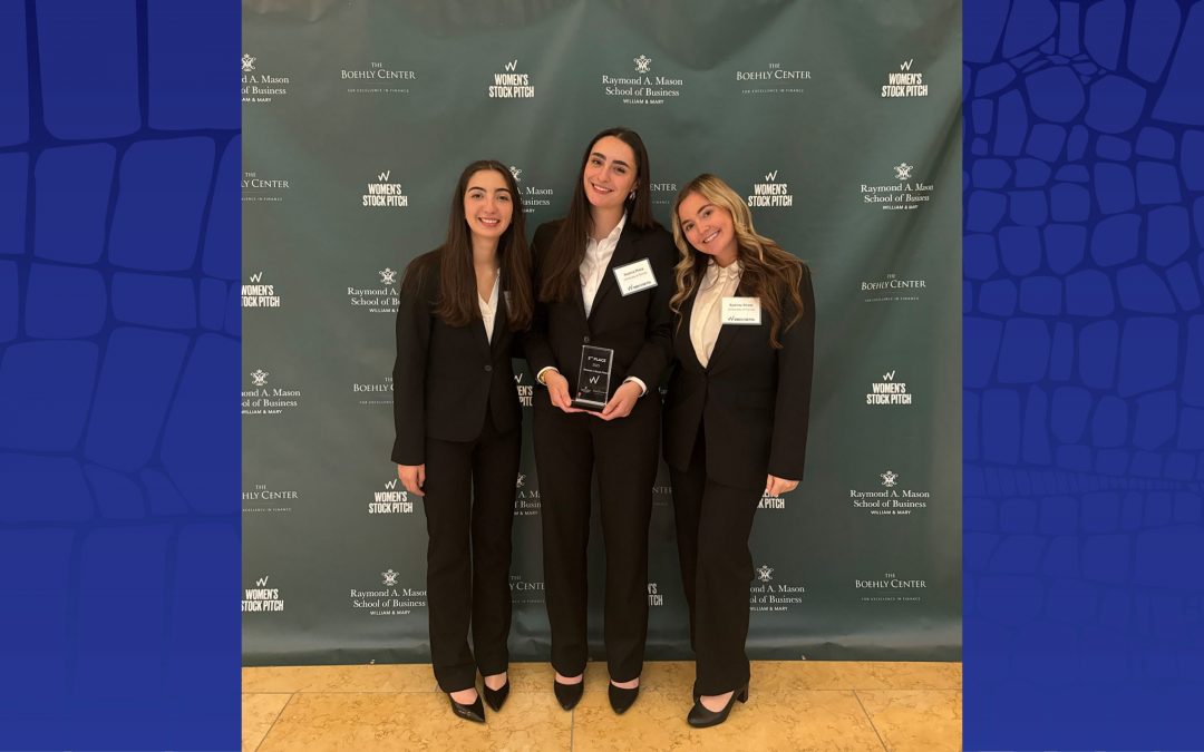 UF finance students earned 2nd place at W&M’s Stock Pitch Competition.