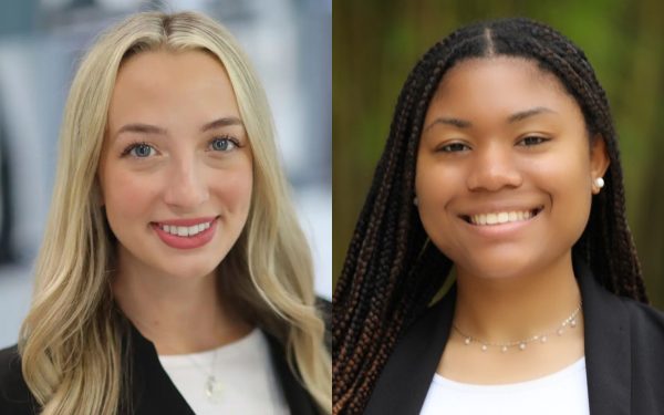 Emma Glazener (BSAc ’25) and Toni-Anne (BSAc ’24, MAcc ’25)