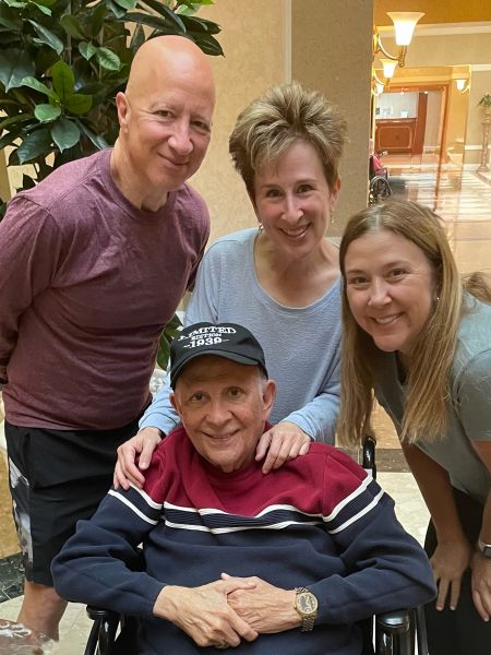 donald gerson with his three kids: hal, mindy and dana